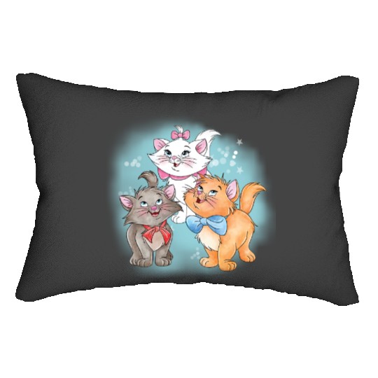 disney the aristocats disneyland Lumbar Pillows, cute aristocats disney trip Lumbar Pillows