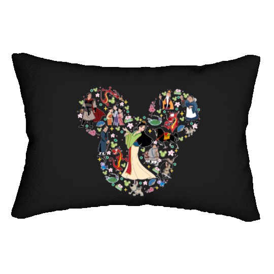 Disney Mulan Princess, Princess Mulan Lumbar Pillows