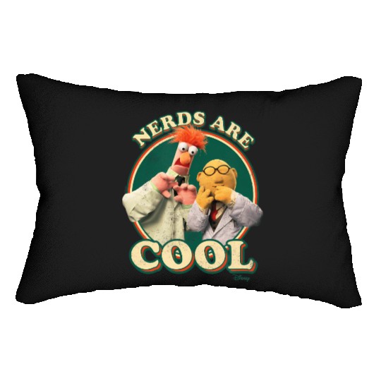 disney - the muppets nerds are cool Lumbar Pillows