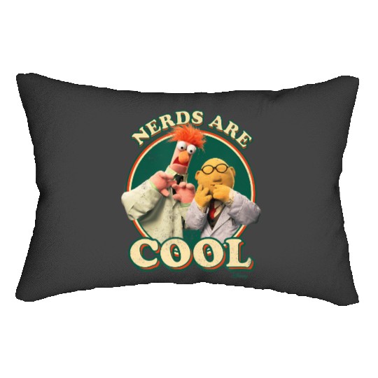 disney - the muppets nerds are cool Lumbar Pillows