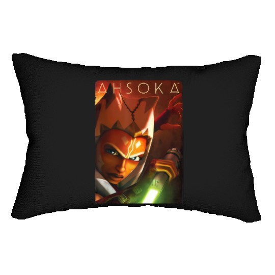 Ahsoka Tano Lumbar Pillows, Power of the Galaxy Lightsaber Lumbar Pillows, Disney Star Wars Lumbar Pillows