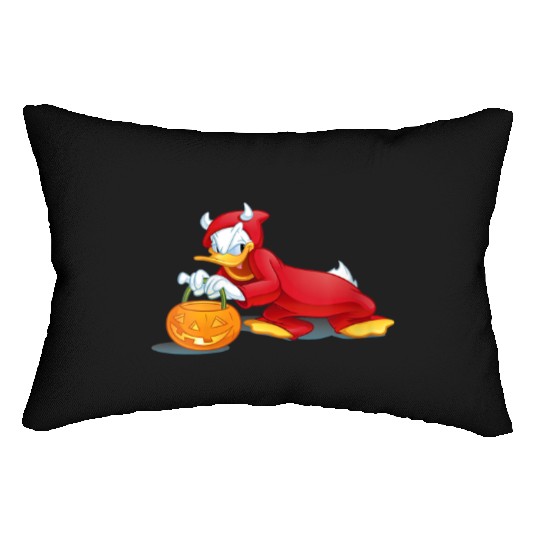 Womens Disney Halloween Donald Duck Devil Lumbar Pillows