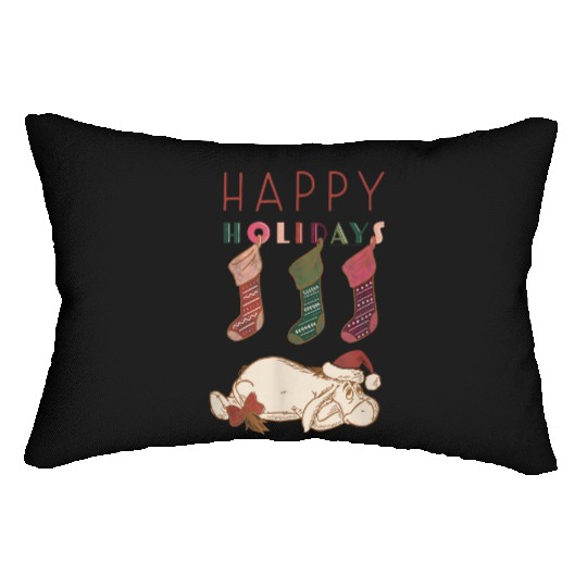 Disney Winnie the Pooh Eeyore Happy Holidays Lumbar Pillows
