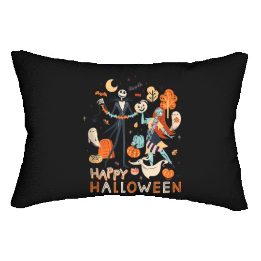 Disney The Nightmare Before Christmas Jack Sally Lumbar Pillows