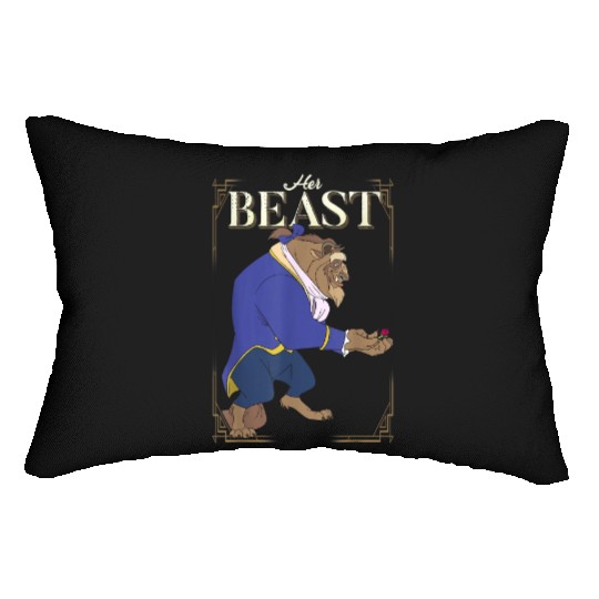 Disney Beauty The Beast Her Beast Lumbar Pillows