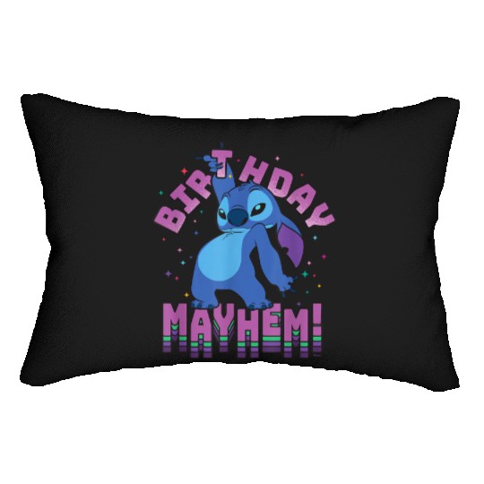 Disney Lilo Stitch Disco Dance Birthday Mayhem Lumbar Pillows