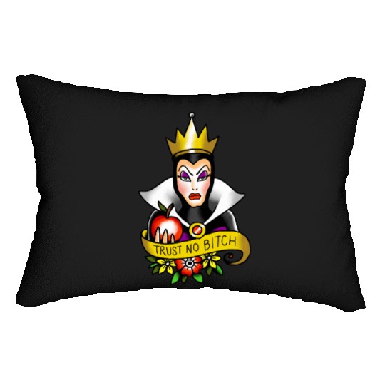 The Evil Trust No Bitch , Snow White Disney Tee Lumbar Pillows
