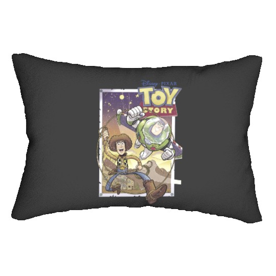 Disney Toy Story Lumbar Pillows, Retro Woody and Buzzy Lightyear