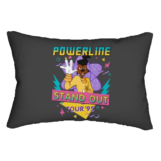 Disney Powerline Stand Out World Tour 95 Lumbar Pillows, Disney Vintage A Goofy Movie Powerline Lumbar Pillows,WDW Matching Family Lumbar Pillows