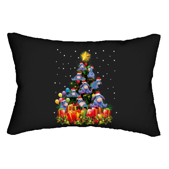 Disney Eeyore Christmas Trees Holiday Lumbar Pillows