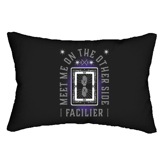 Disney Villains Facilier Tarot Card Quote Lumbar Pillows