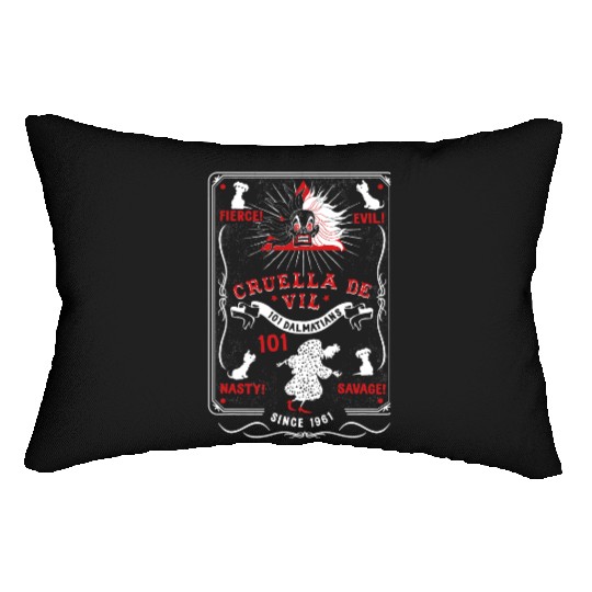 Disney Villains Cruella Tarot Card Lumbar Pillows