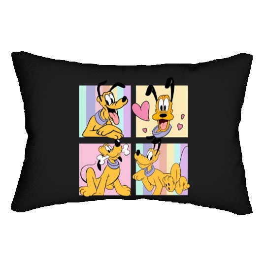 Disney Pluto Dog  Lumbar Pillows, Pluto Graphic Lumbar Pillows