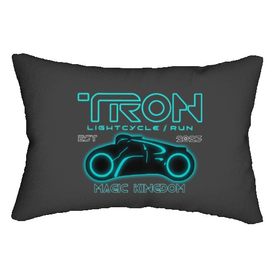 Disney Tron Lightcycle Run Magic Kingdom Lumbar Pillows, Disney Tron Bike Lumbar Pillows