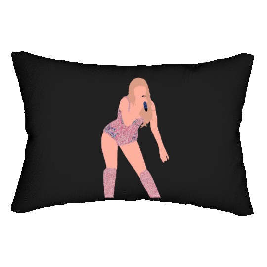eras tour lover leaning forwarsd Lumbar Pillows