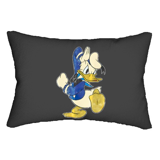 Disney Ducktales Donald Duck Lumbar Pillows, Donald Vintage Retro 90s Style Lumbar Pillows