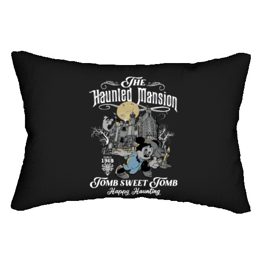 The Haunted Mansion Mickey Lumbar Pillows, Disney Haunted Lumbar Pillows