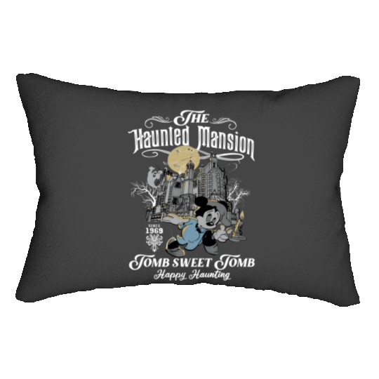 The Haunted Mansion Mickey Lumbar Pillows, Disney Haunted Lumbar Pillows