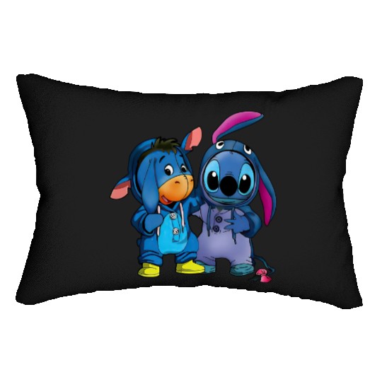 Disney Stitch and Eeyore Friends Matching Costume Lumbar Pillows