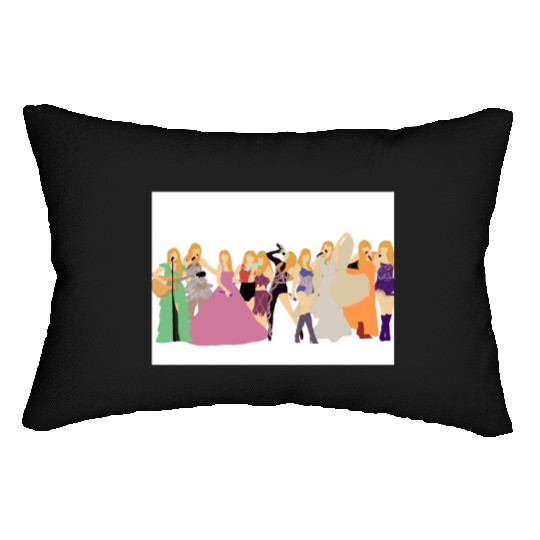 TaylorSwift Eras Tour Outfits Lumbar Pillows