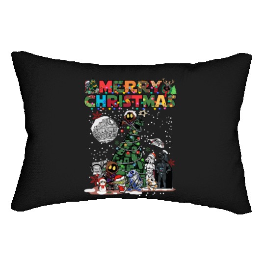 Retro Disney Star Wars Christmas Lumbar Pillows
