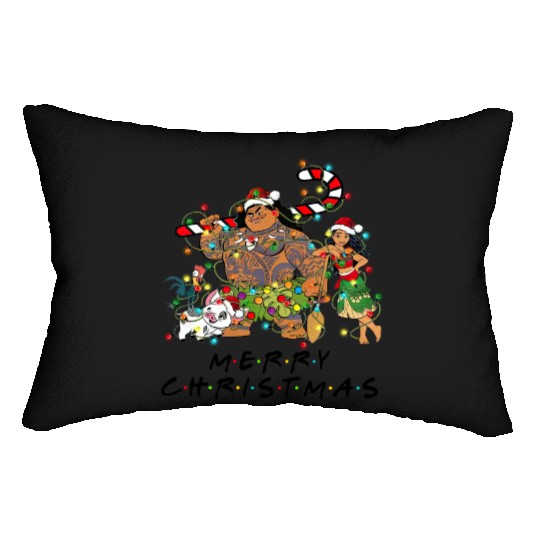 Disney Christmas Lumbar Pillows, Moana Christmas Lumbar Pillows