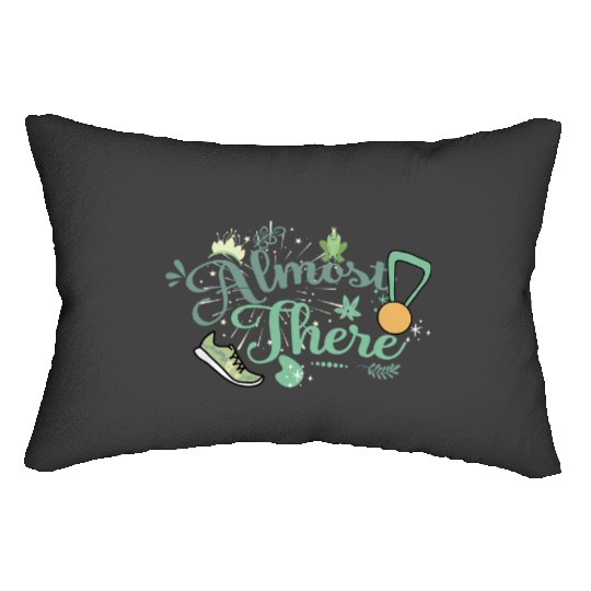 runDisney Almost There Flowy Lumbar Pillows Tiana Princess and the Frog running Flowy Lumbar Pillows