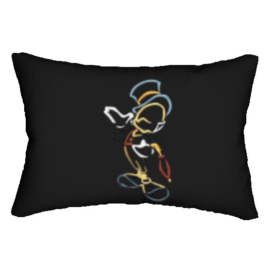 Jiminy Cricket Pinocchio Disney Embroidered Lumbar Pillows