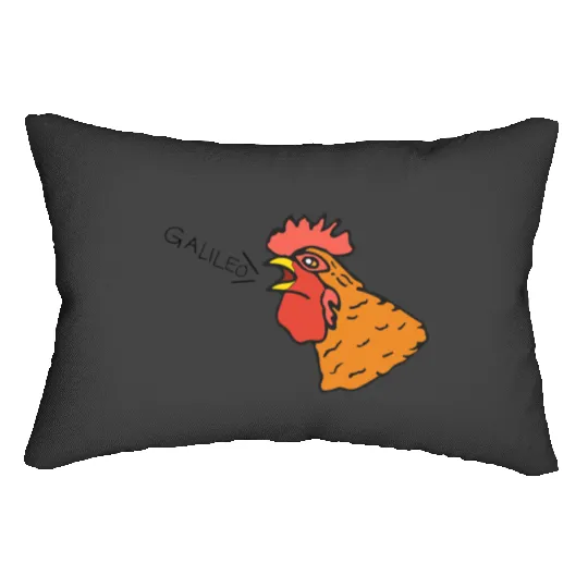 Discover Rooster Taylor Sticker Lumbar Pillows