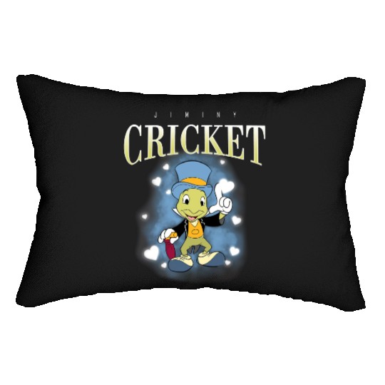 Retro Disney Jiminy Cricket 90s Portrait Lumbar Pillows, Disney Pinocchio