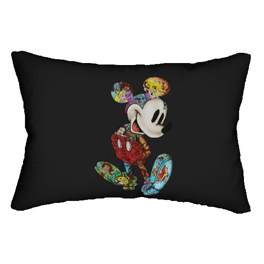 Disney Mickey Mouse Tattoo Lumbar Pillows