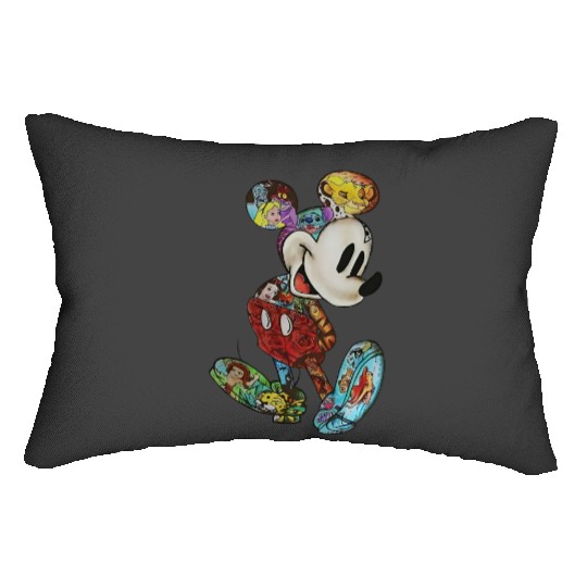 Disney Mickey Mouse Tattoo Lumbar Pillows