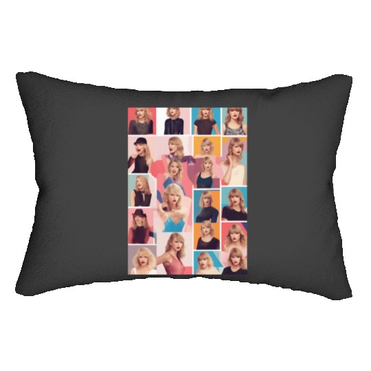 taylowifts eras tour Sticker Lumbar Pillows