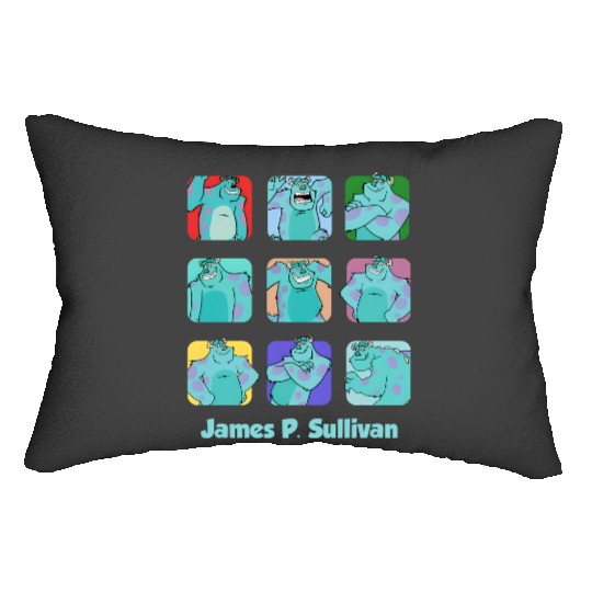 Disney Monsters Inc Sulley Moods Lumbar Pillows, James P. Sullivan Lumbar Pillows, Magic Kingdom Lumbar Pillows
