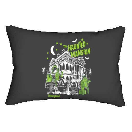 Vintage Haunted Mansion Lumbar Pillows, The Haunted Mansion Lumbar Pillows, Disneyland Halloween Lumbar Pillows