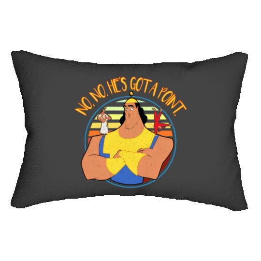 Discover Disney The Emperors New Groove Krock Angel & Devil Quotes Retro Lumbar Pillows, WDW Holiday  Lumbar Pillows