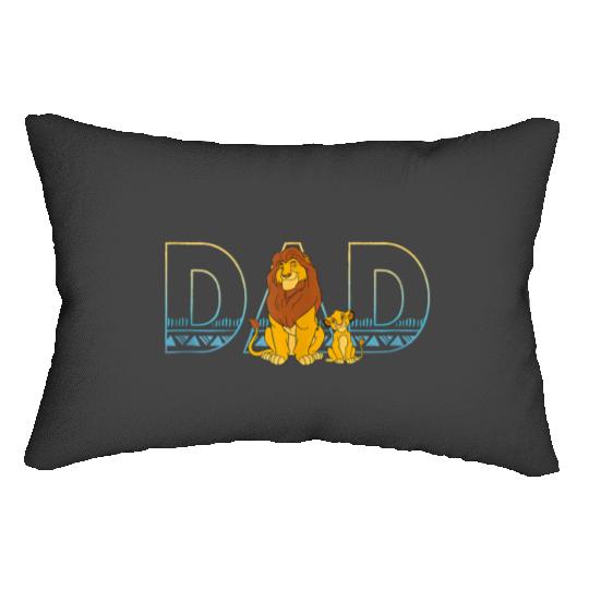 Disney The Lion King Simba And Mufasa Dad Lumbar Pillows