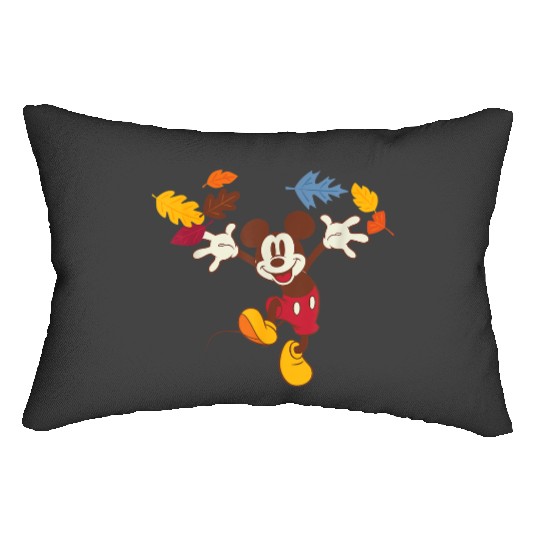 Disney Mickey Mouse Thanksgiving Autumn Fun Lumbar Pillows