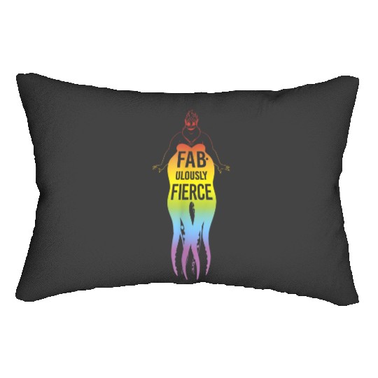 Disney Villains Ursula Rainbow Fabulously Fierce Lumbar Pillows