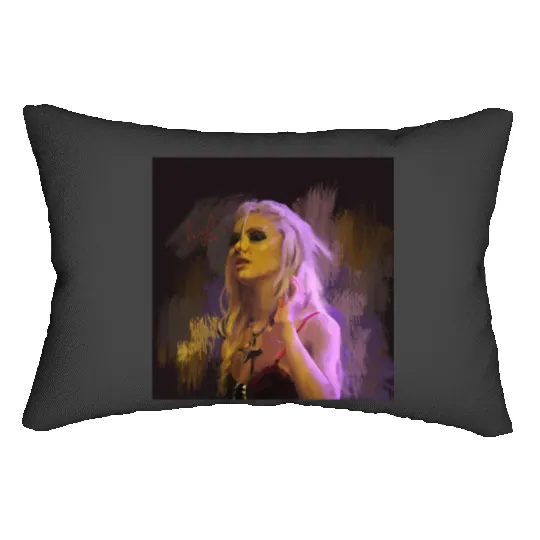 Discover Taylor Momsen The Pretty Reckless Painting Lumbar Pillows