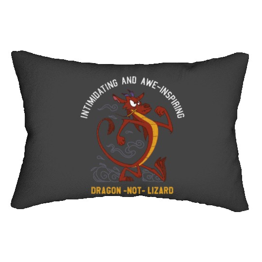 Dragon Animals Dragons Disney Mulan Mushu AweInspiring Dragon Not Lizard.png Lumbar Pillows