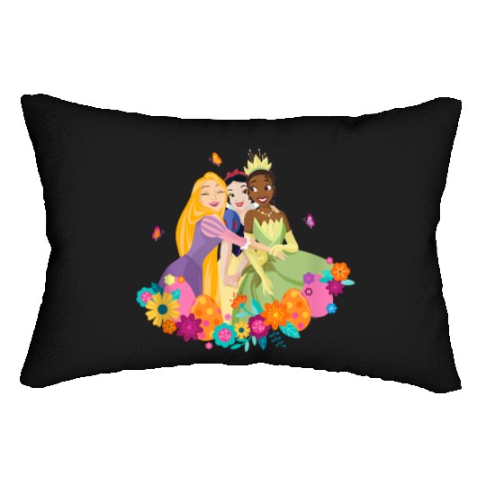 Disney Princess Rapunzel Snow White Tiana Spring Easter Eggs Gifts Lumbar Pillows