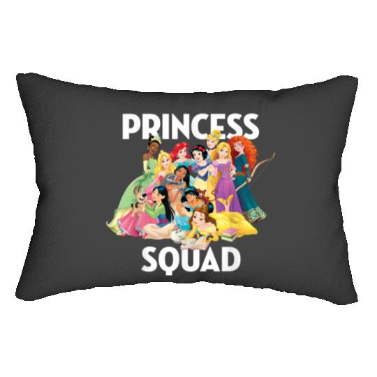 Disney Princess Squad Group Shoes Amp Jewelry2.png Lumbar Pillows