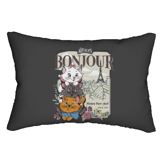 Disney Marie Aristocats Lumbar Pillows, Marie Cat Lumbar Pillows, Disney Girls Lumbar Pillows, Disney Trip Lumbar Pillows