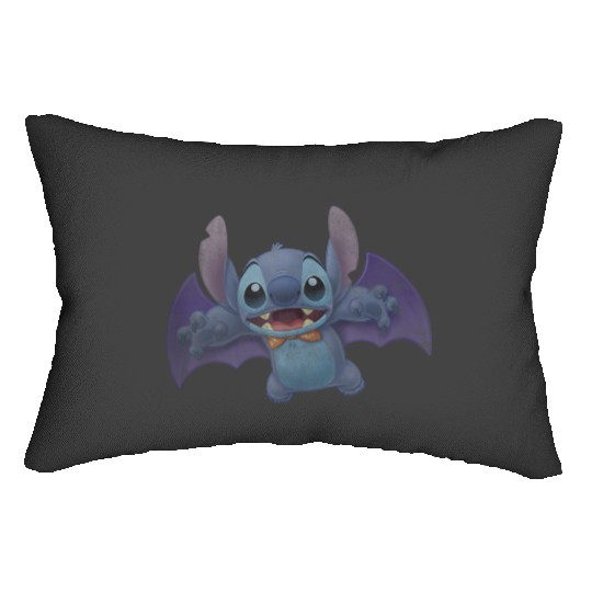 Disney Lilo Stitch Halloween Cute Vampire Stitch Portrait Lumbar Pillows