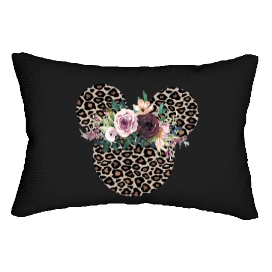 Disney Floral Lumbar Pillows, Disney Ears Lumbar Pillows
