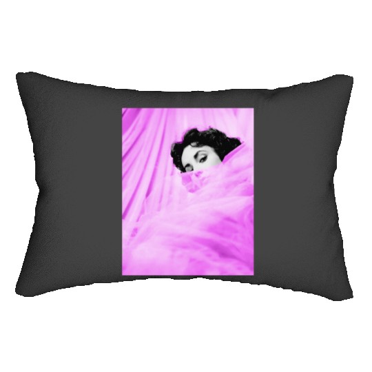 Discover Taylor in purple tulle Lumbar Pillows
