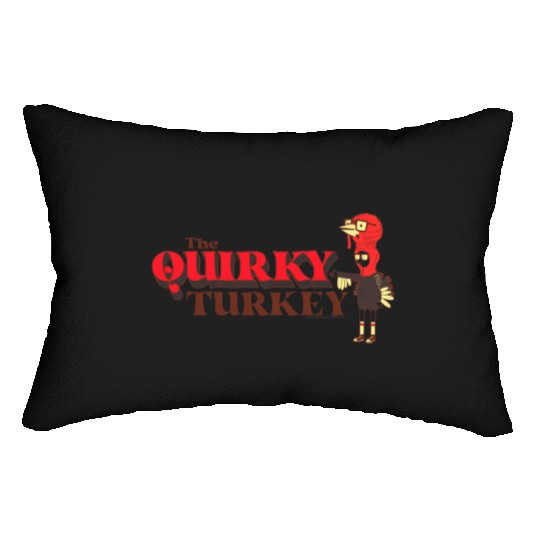 bobs burgers 2quirky turkey Lumbar Pillows