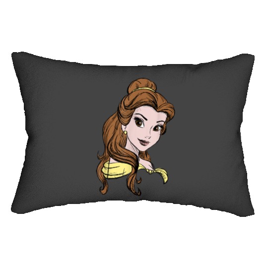 Disney Beauty & The Beast Belle Ballgown Portrai Lumbar Pillows
