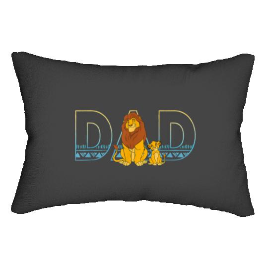 Disney The Lion King Simba and Mufasa Dad Lumbar Pillows